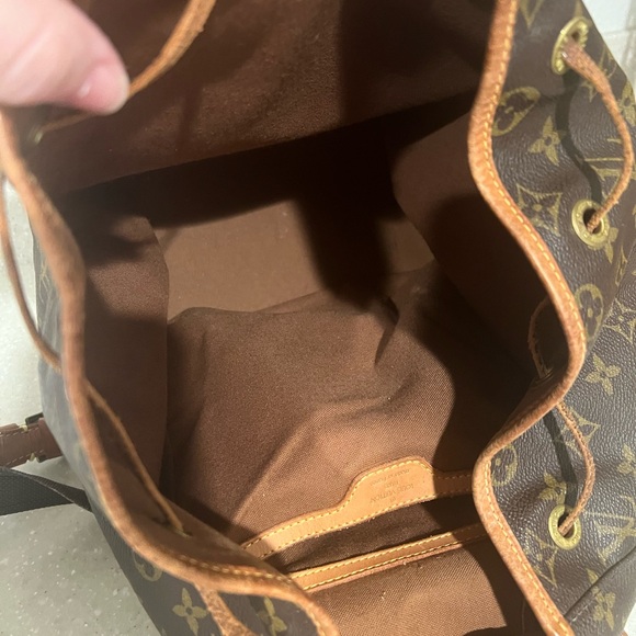 Authentic Louis Vuitton Brown Monogram Backpack - Picture 7 of 8